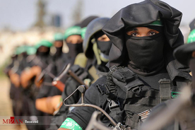 رژه شبه نظامیان حماس در باریکه غزه 