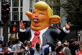 تظاهرات بر علیه ترامپ در نیویورک