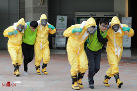رزمایش ضد تروریستی و ضد حمله شیمیایی در کره جنوبی