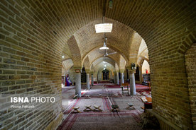 نمای داخلی مسجد جامع همدان
