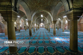 نمای داخلی مسجد جامع همدان