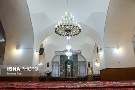 نمایی از محراب مسجد خسروشاه در تبریز 