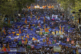 تظاهرات علیه ترور در بارسلونا