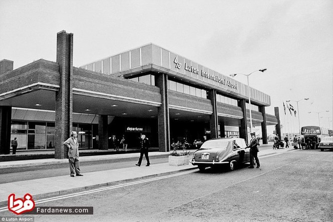  نمای بازسازی شده ترمینال فرودگاه در 1980 