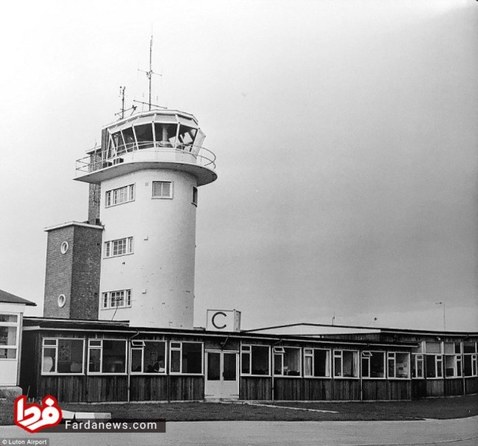  ترمینال قدیمی فرودگاه در سال 1970 که به عنوان دفاتر شرکت هواپیمایی بریتانیا مورد استفاده قرار می گرفت. 