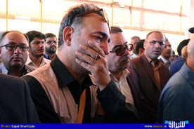 تشییع پیکر ضیاءالدین دری کارگردان سینما و تلویزیون در شیراز