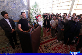 تشییع پیکر ضیاءالدین دری کارگردان سینما و تلویزیون در شیراز