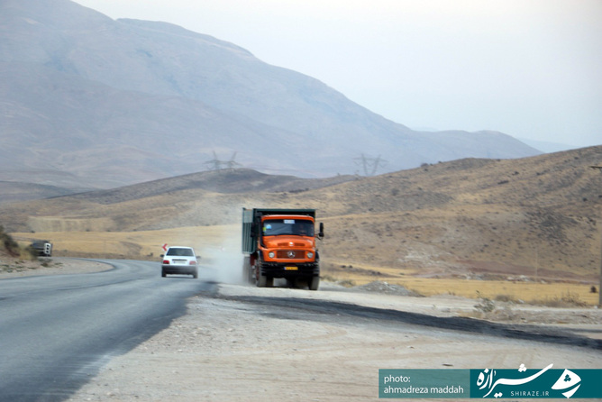پر حادثه بودن مسیر جاده سیاخ دارنگون - شیراز 