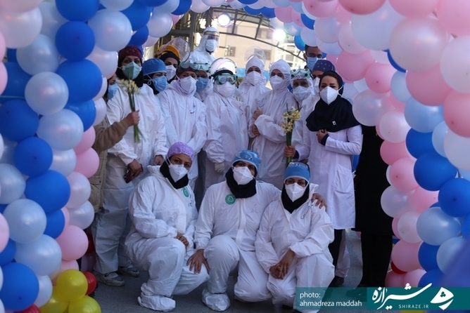 جشن روز پرستار در بیمارستان حضرت علی اصغر(ع) 