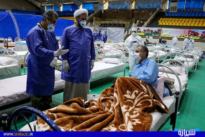 نقاهتگاه ۲۰۰ تختخوابی ارتش برای بیماران كرونایی در شیراز (عکس : احمدرضا مداح)