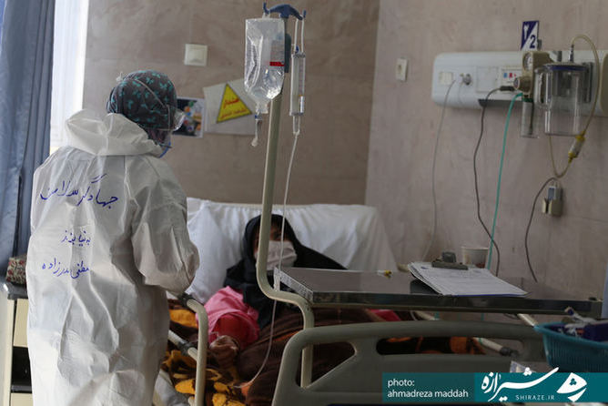 حضور جهادگران سلامت در بیمارستان علی‌اصغر(ع) «عکس: احمدرضا مداح»