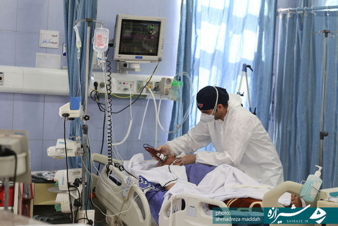 حضور جهادگران سلامت در بیمارستان علی‌اصغر(ع) «عکس: احمدرضا مداح»