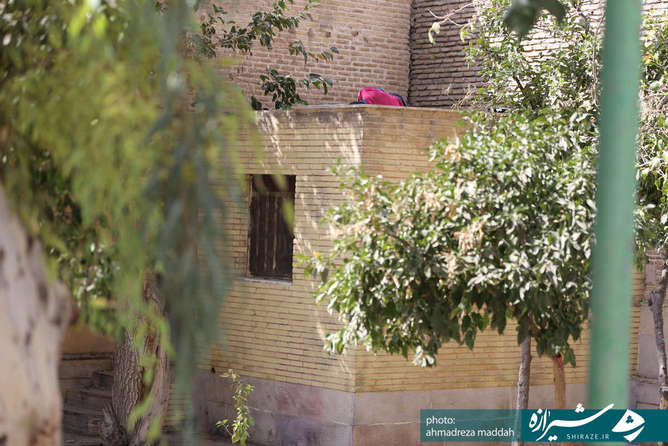 قبل از حضور مسئولین در بافت فرهنگی شهر شیراز 