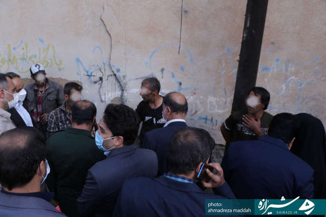  حضور مسئولین در بافت فرهنگی شهر شیراز 