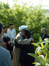 استقبال از محمود احمدی نژاد رئیس جمهور سابق
