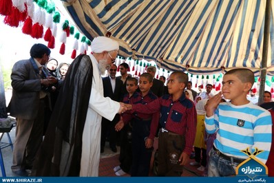 آیین بازگشایی مدارس در شیراز