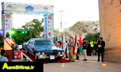 افتتاح مسابقات رالی خاورمیانه در شیراز