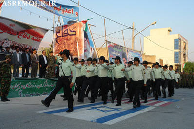 رژه نیروهای مسلح در مهر