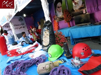افتتاح نمایشگاه توانمندی های مدیریت بحران در جهرم