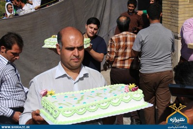 جشن، پیاده‌روی و توزیع 36 طبقه کیک به مناسبت  عید غدیرخم در شیراز