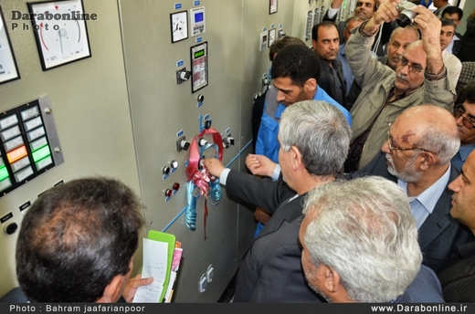 افتتاح پروژه های صنعتی در شهرستان داراب