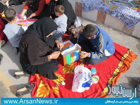 روز بدون کیف در مدرسه شهید سید جمال حسینی ارسنجان
