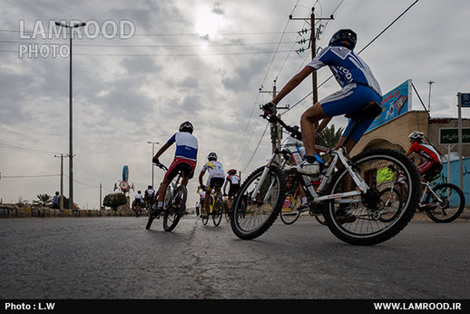 مسابقات دوچرخه سواري استان فارس در لامرد