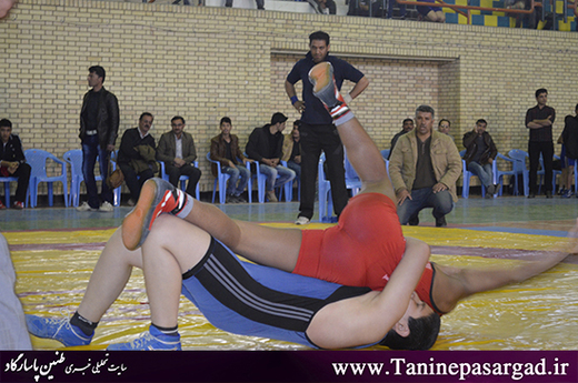 مسابقات کشتی چند جانبه نوجوانان فارس در پاسارگاد