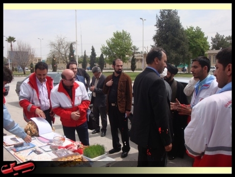 بازدید مدیرعامل‌ هلال‌ احمر فارس‌ از کمپ راهنمایان‌ نوروزی در جهرم