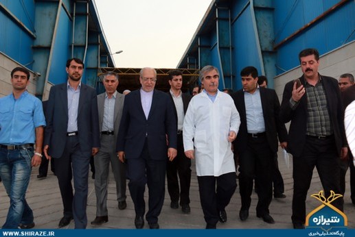 بازدید وزیر صنعت از شرکت زرین غزال دایتی واقع در شهرک صنعتی شیراز