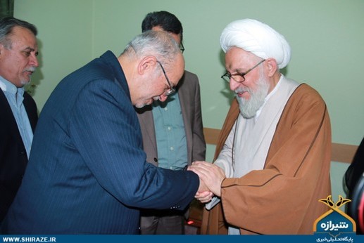 دیدار وزیر صنعت با نماینده ولی‌فقیه در فارس