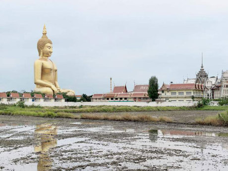 بودای بزرگ ساکیامون، 92 متر، ساخته شده در سال 2008، انگ تانگ، تایلند