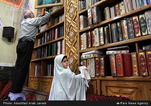 آیین غبار روبی مساجد کشور در آستانه ماه مبارک رمضان