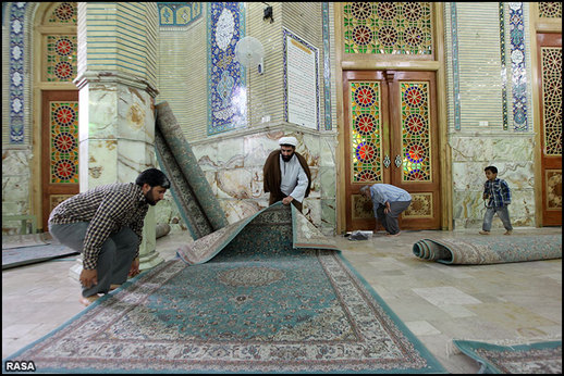 آیین غبار روبی مساجد کشور در آستانه ماه مبارک رمضان