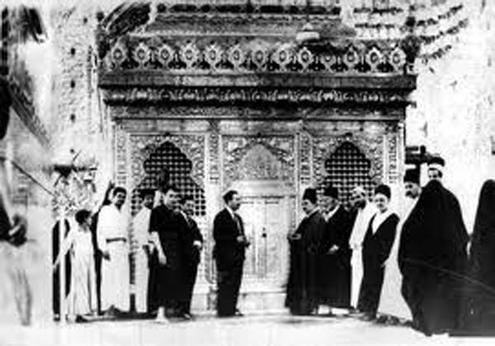 ضریح امام حسین(ع) در سال 1909 میلادی