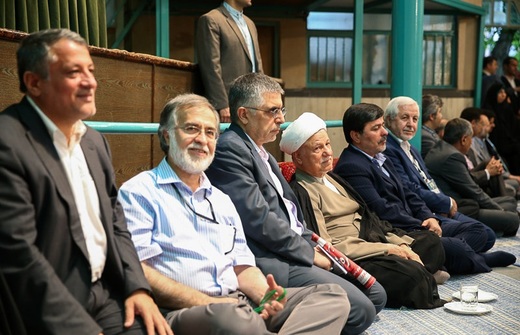 حضور هاشمی رفسنجانی در نشست حزب کارگزاران