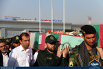 استقبال از 10 «شهید گمنام» در فرودگاه شهید دستغیب