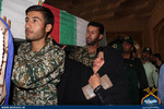 تشیع پیکر شهدای گمنام در شیراز