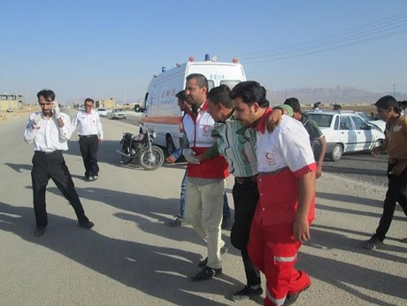 حادثه در جاده خرامه شیراز 8 مصدوم بر جا گذاشت