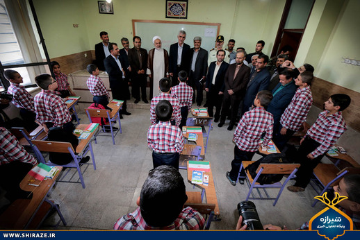آئین بازگشایی مدارس در شیراز