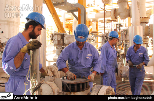 تعمیرات اساسی در پالایشگاه پارسیان شهرستان مهر