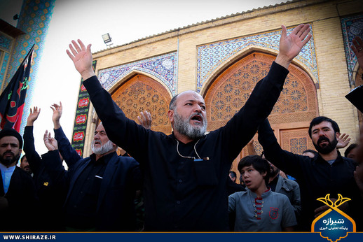 تشیع پیکر شهید مدافع حرم در شیراز