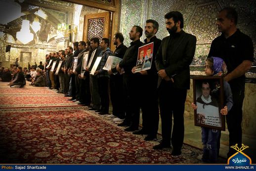 مراسم چهلمین روز درگذشت جانباختگان فاجعه منا در حرم مطهر شاهچراغ(ع) شیراز