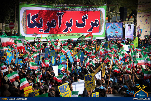 اجتماع بزرگ «مرگ بر آمریکا» به مناسبت 13 آبان در شیراز