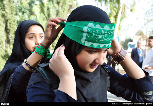 اعزام دانش‌آموزان دختر شیرازی به اردوي راهيان نور