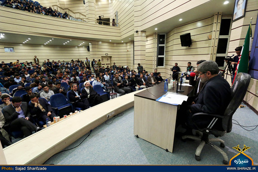 سخنرانی علی مطهری در دانشگاه شیراز