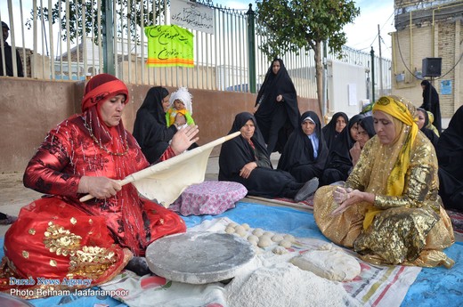 جشنواره غذا بومی محلی در امامزاده داراب