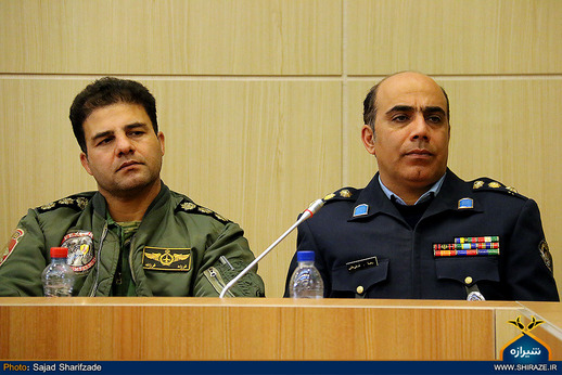 دیدار فرمانده و کارکنان نیروی هوایی ارتش با آیت الله ایمانی نماینده ولی فقیه در فارس