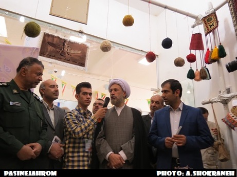 افتتاح نمایشگاه اقتصاد مقاومتی در جهرم