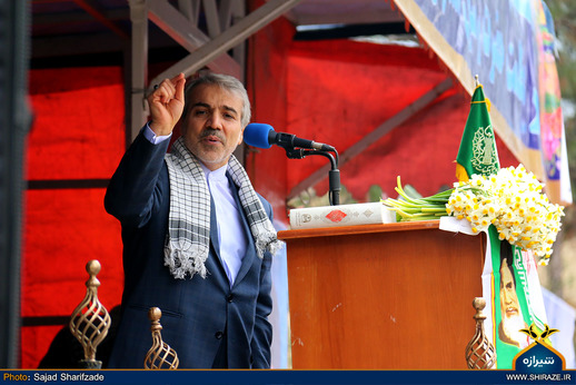 سخنرانی معاون رئیس جمهور در مراسم یوم الله 22 بهمن در شیراز